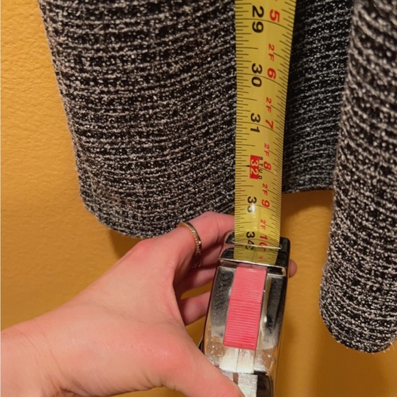 Women’s Tweed Black/White A-Line Dress Small - Picture 4 of 5